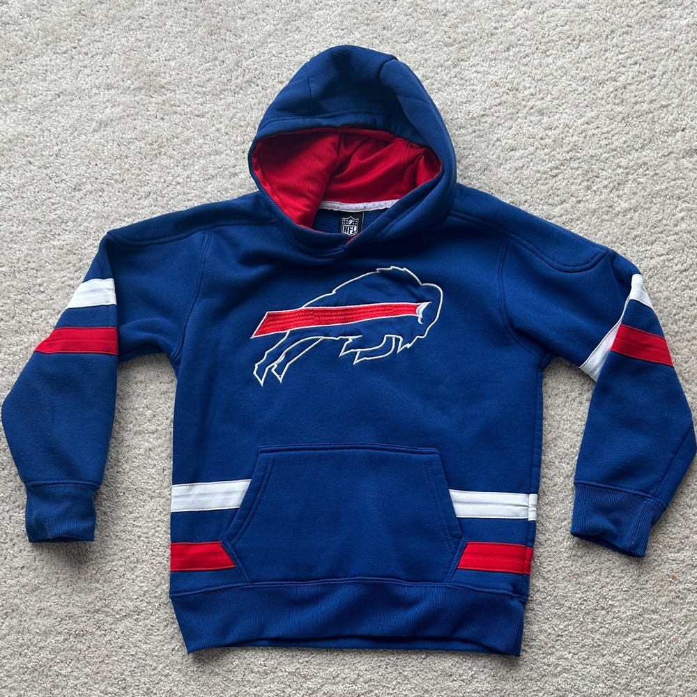 Kids Blue Buffalo Hoodie